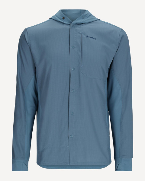 Рубашка Simms Intruder Fishing Hoody (Мужской; M (41-42); Neptune)
